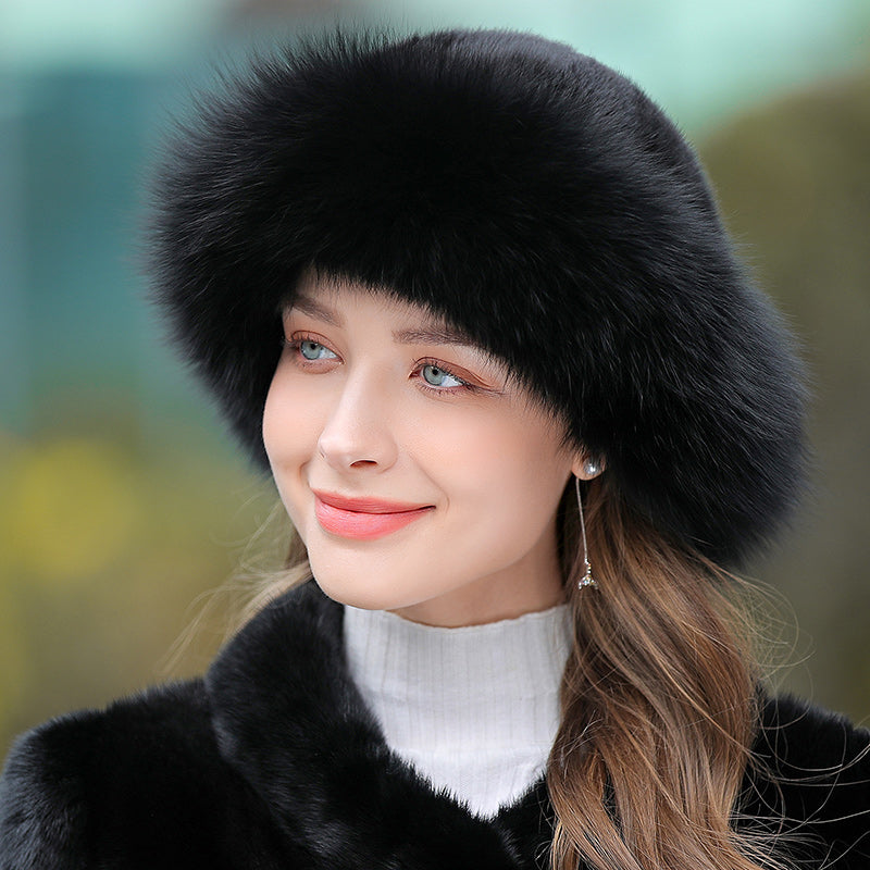 Women’s Outdoor Warm Fur Hat – Winter Cold-Weather Protection Hat FitiqueFit