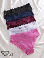 Women'S Sexy Lace Underwear Set, Fitted Comfort Breathable Panties, Multi-Color Hollow Out Lingerie for Women Daily Wear, Womenswear