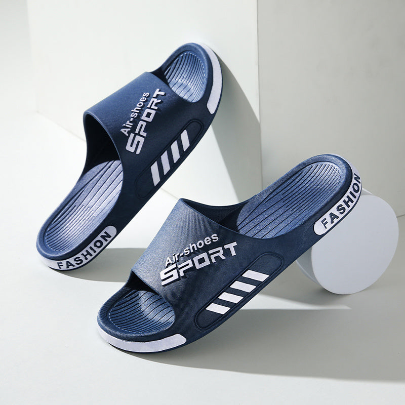 Affordable Summer Casual Slides for Men, Suitable for Outdoor Use And Home Bathrooms, Made of Non-Slip PVC NovaCart