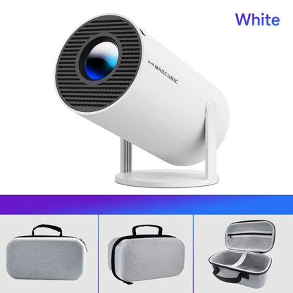 Experience Stunning 8K Visuals with the HY300 Pro Android 14 Projector - Dual WiFi6, Bluetooth 5.4, and 290 ANSI Lumens for Home Cinema and Outdoor Entertainment