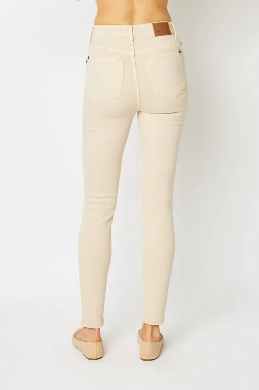 Judy Blue Full Size Garment Dyed Tummy Control Skinny Jeans New Era Fashion LLc