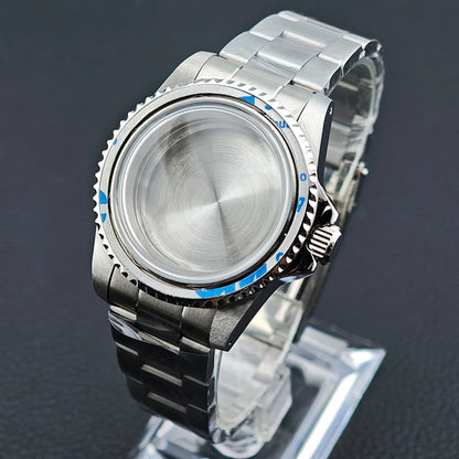 39.5MM Men'S Vintage Case Sapphire Glass FIT NH35 NH36 Movement for Retro Watch Case Watch Strap Watch Accessories
