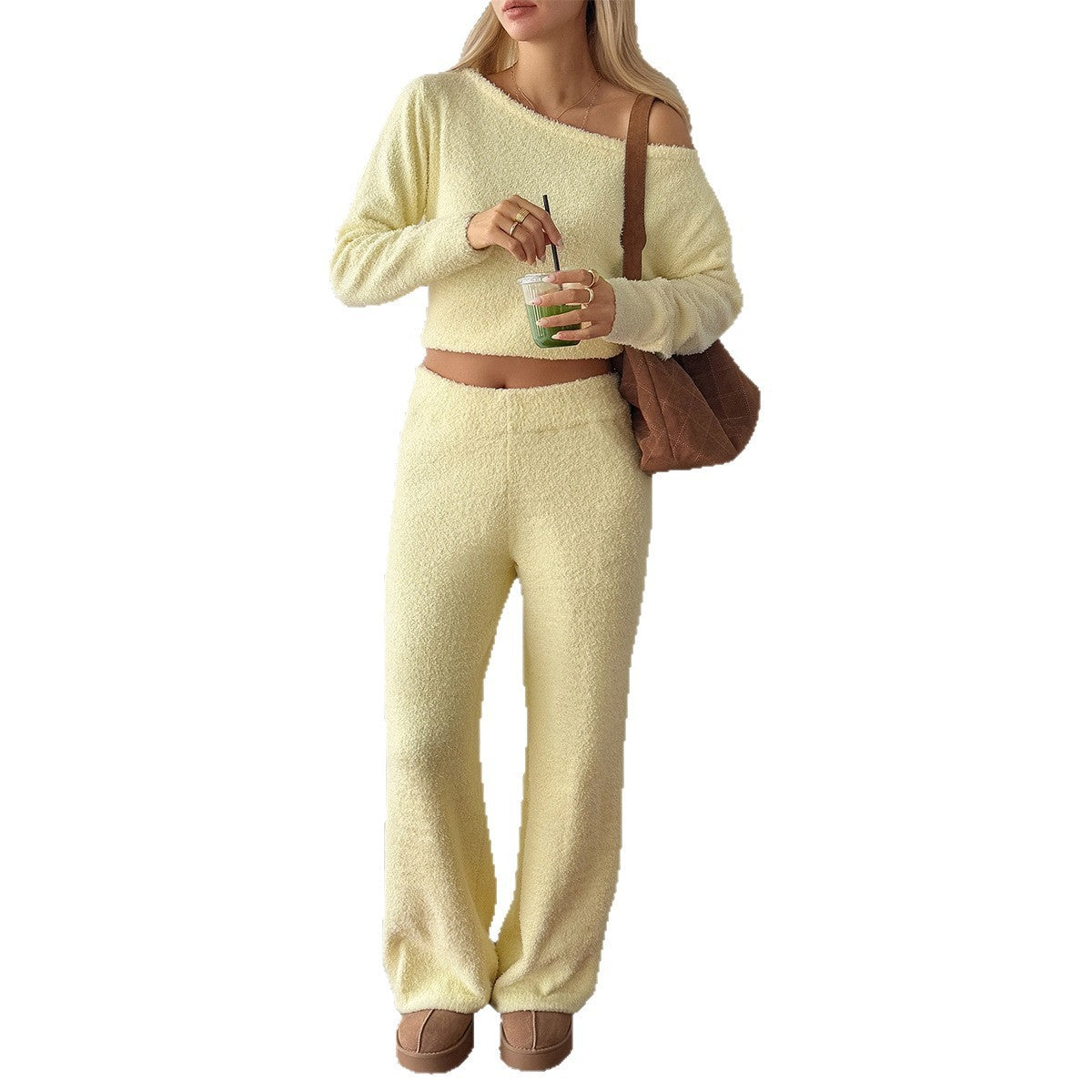 Sports Long-sleeved Sweater Trousers Suit Women Grayceful LLC