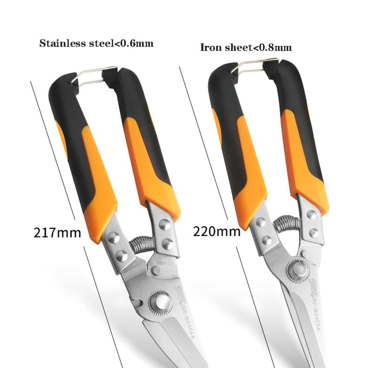 Professional Industrial Shears, JRF Stainless Steel Scissors, Tin Snips For Metal Sheet & PVC Pipe Cutting NovaCart