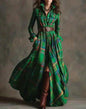 Women's Plus Size Plaid Print Long Sleeve Shirt Dress with Pockets FitiqueFit