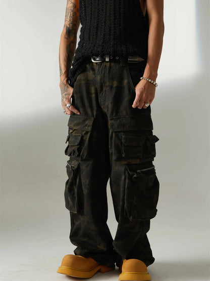 Men's Camouflage Cargo Jeans New Era Fashion LLc