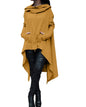 Solid Color Long Hooded Sweatshirt