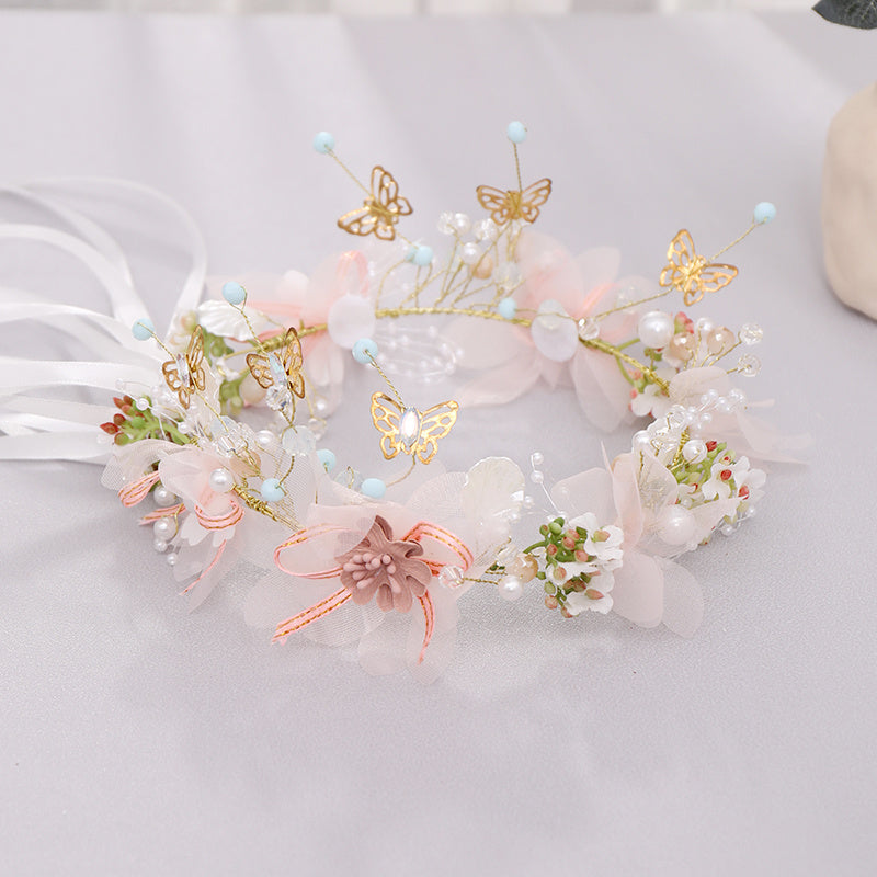 Bridal Accessories Flower Butterfly Bridal Headband Hairband Accessories Performance Headpiece NovaCart