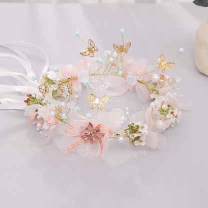 Bridal Accessories Flower Butterfly Bridal Headband Hairband Accessories Performance Headpiece NovaCart