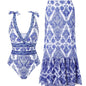 Ethnic Style One-piece Swimsuit For Women Beach Suit FitiqueFit