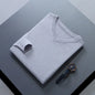 Men's V-Neck Cashmere Sweater - Soft Warm Pullover
