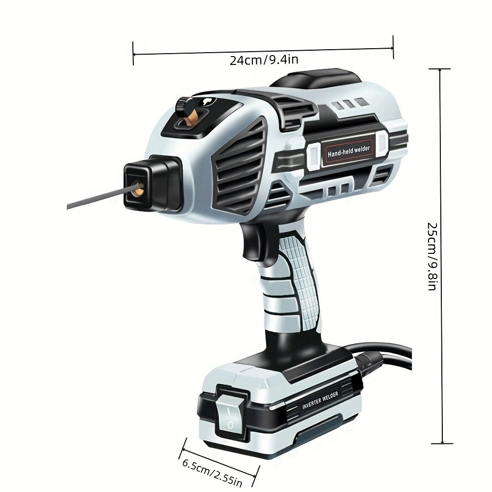4600W High-Efficiency Semi-Automatic Welding Machine - 110V Handheld Arc Welder, with Digital Intelligent Current Thrust, Fits 2.5mm Electrodes, Portable Welder for Professional Use NovaCart
