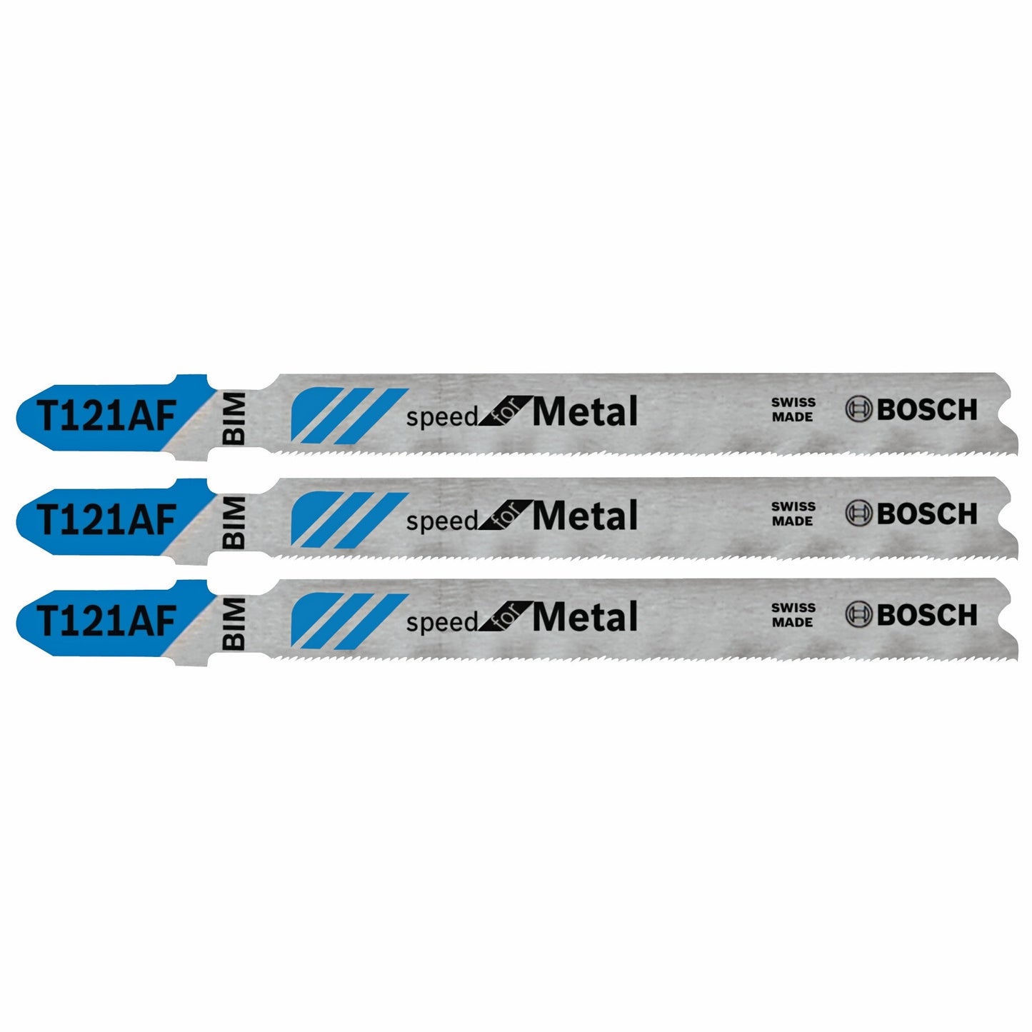 BOSCH T121AF3 3 pc. 3-5/8 In. 21 TPI Speed for Metal T-Shank Jig Saw Blades VM Hardware