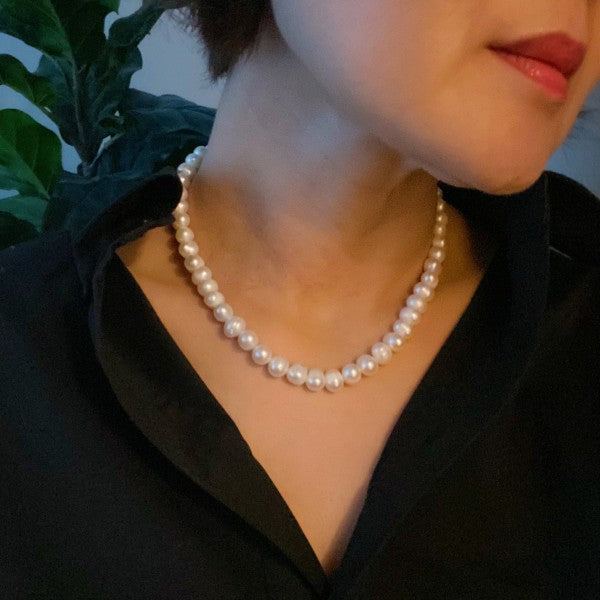 Clover Clasp Genuine Pearl Necklace Shop Style & More | Fresh Looks, Everyday Deals & Free Shipping
