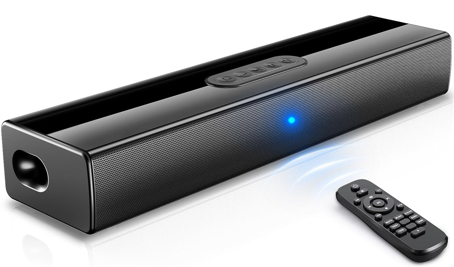OFFSIR Sound Bar Soundbar for Smart TV16 Inch Bluetooth TV Speakers with HDMI ARC/Optical/AUX/USB Inputs Surround Sound System for TV/PC/Gaming/Projectors Home Audio Sound Bars with Remote Control New Era Fashion LLc