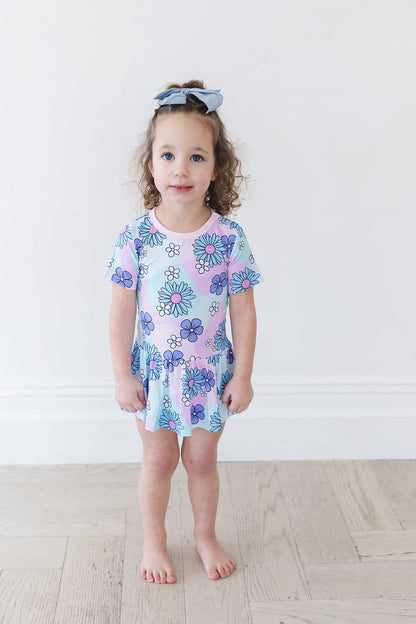 Blake - Bodysuit Dress Blush Lotus