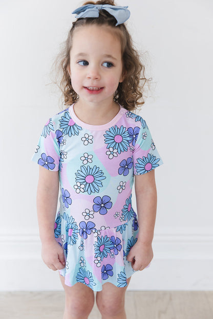Blake - Bodysuit Dress Blush Lotus