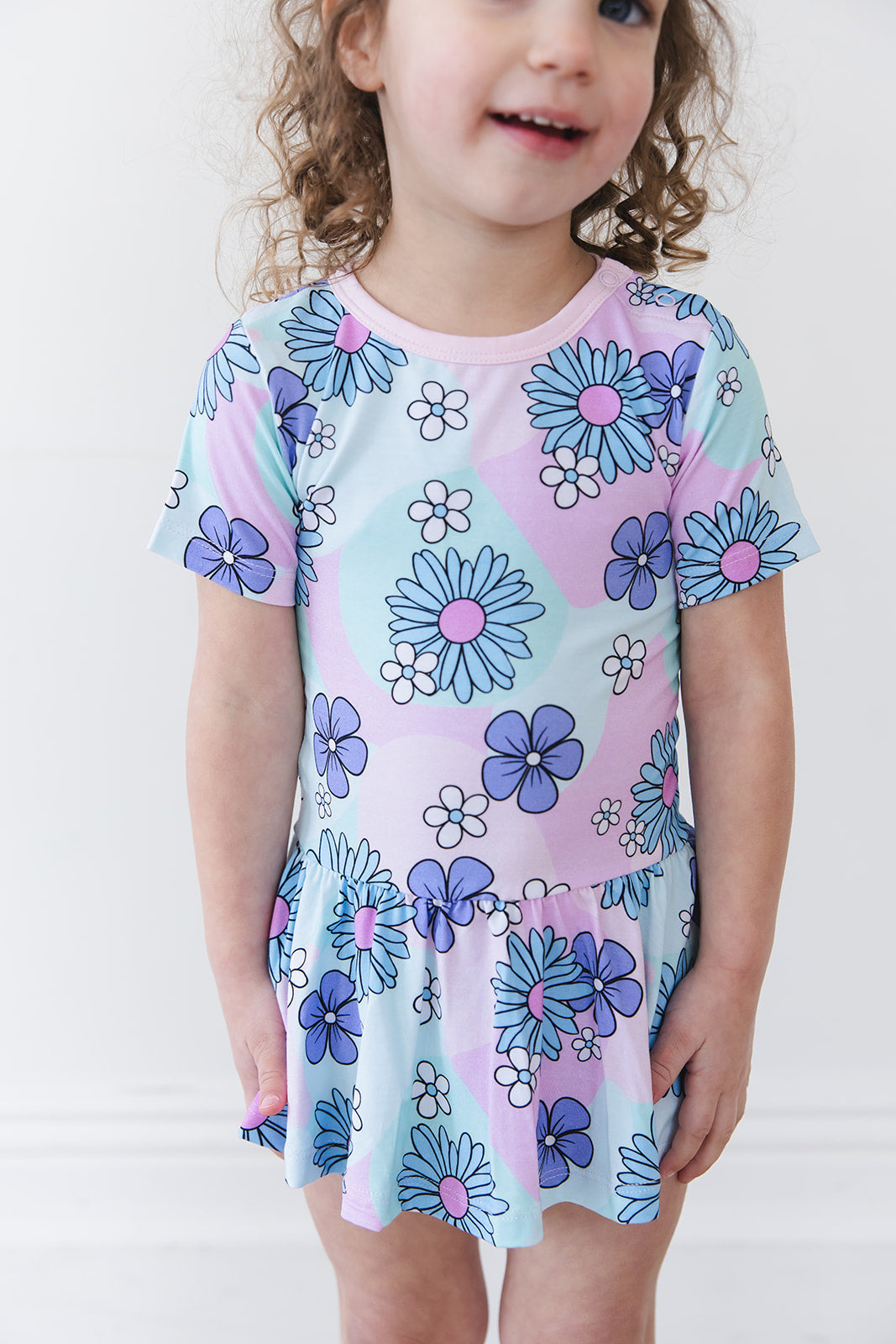 Blake - Bodysuit Dress Blush Lotus