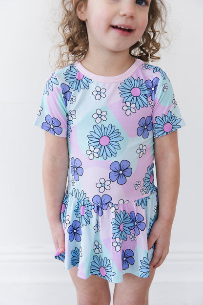 Blake - Bodysuit Dress Blush Lotus