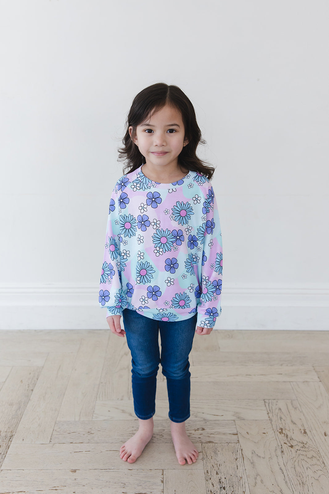 Blake - Bamboo Terry Sweatshirt Blush Lotus