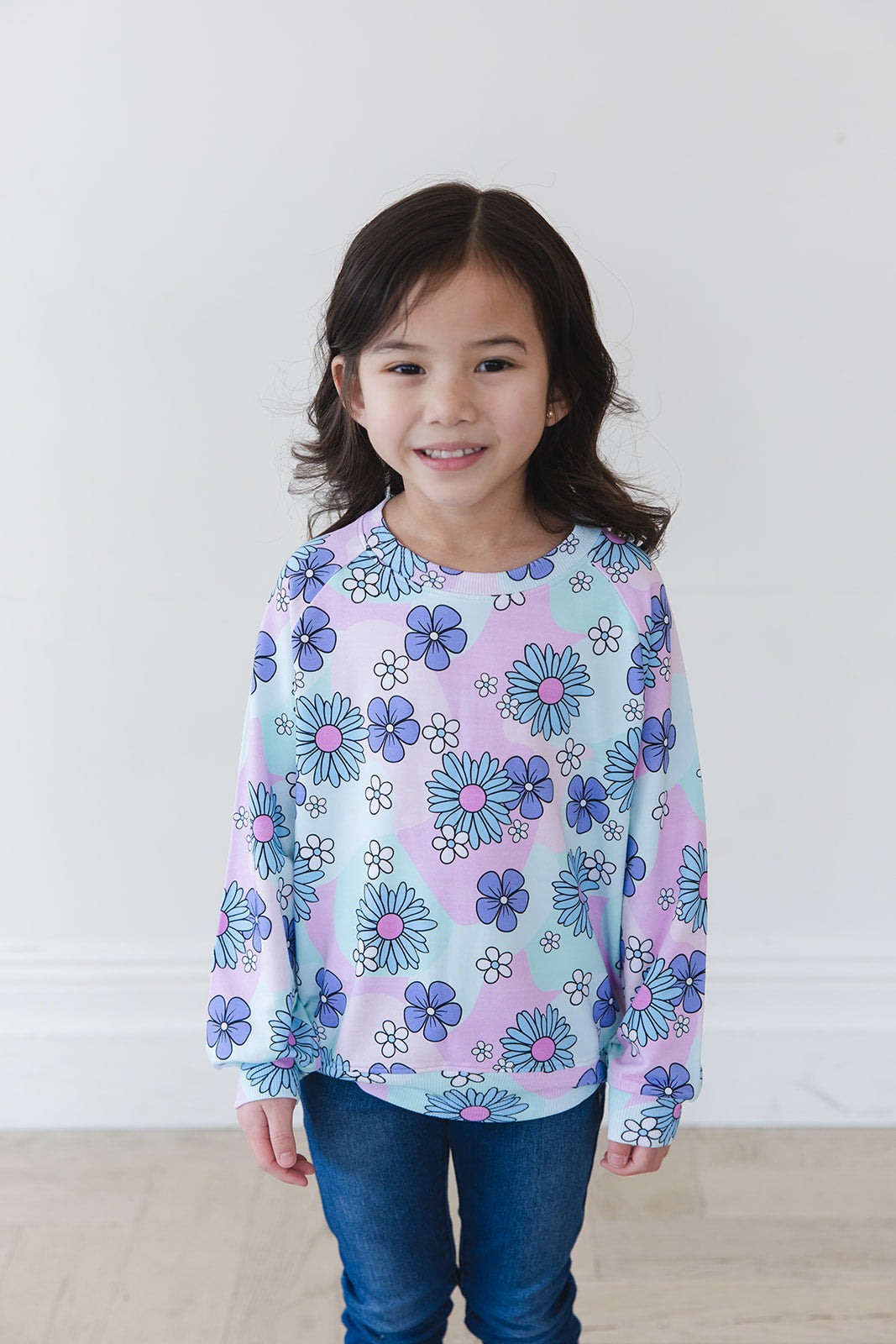Blake - Bamboo Terry Sweatshirt Blush Lotus