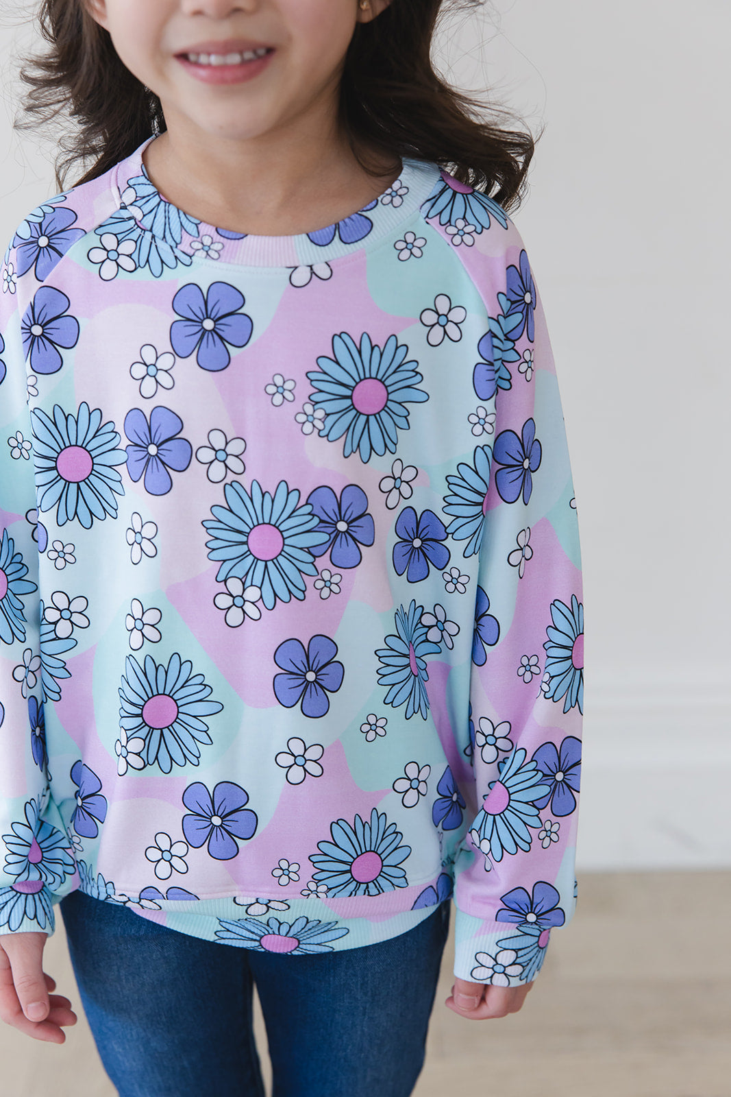 Blake - Bamboo Terry Sweatshirt Blush Lotus