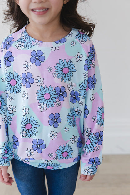 Blake - Bamboo Terry Sweatshirt Blush Lotus