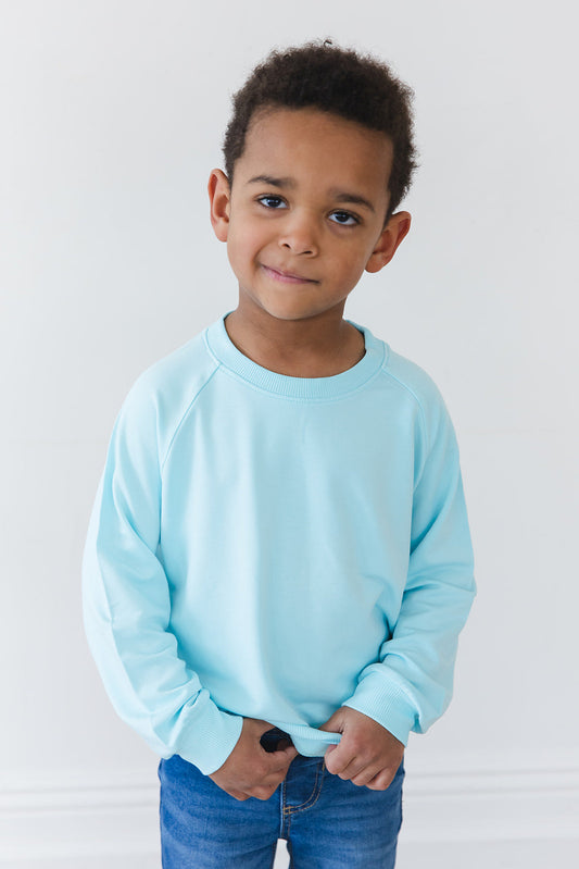 (SOLID) Magical Mashup - Bamboo Terry Sweatshirt Blush Lotus