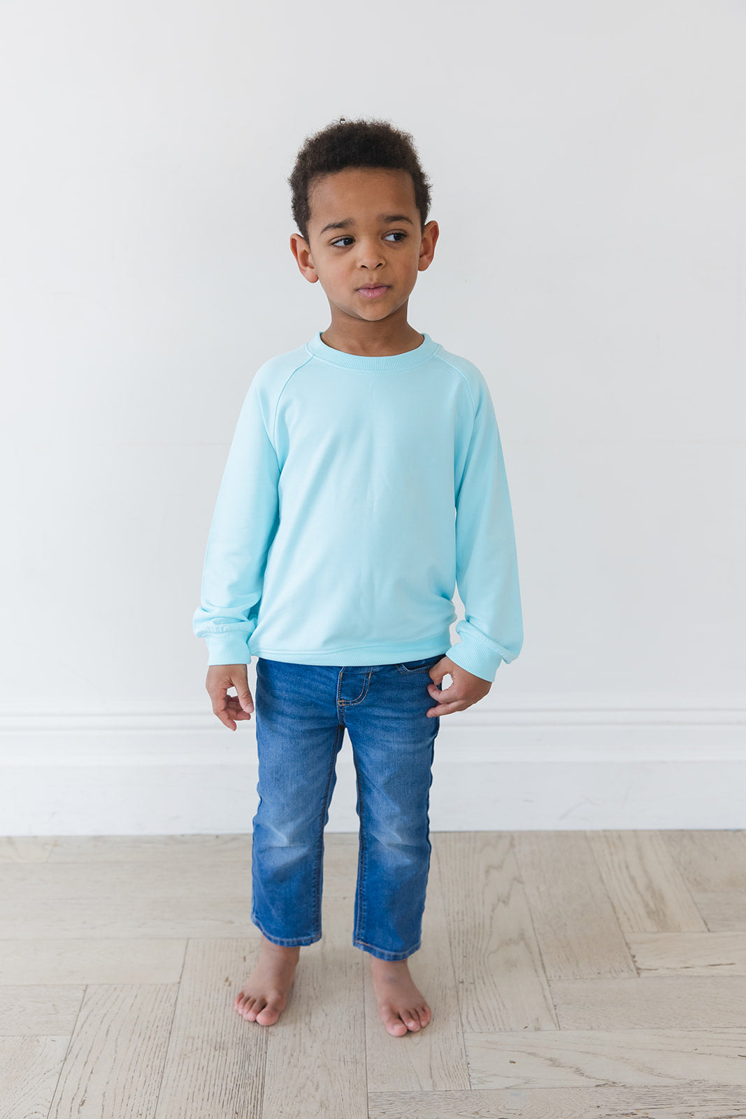 (SOLID) Magical Mashup - Bamboo Terry Sweatshirt Blush Lotus
