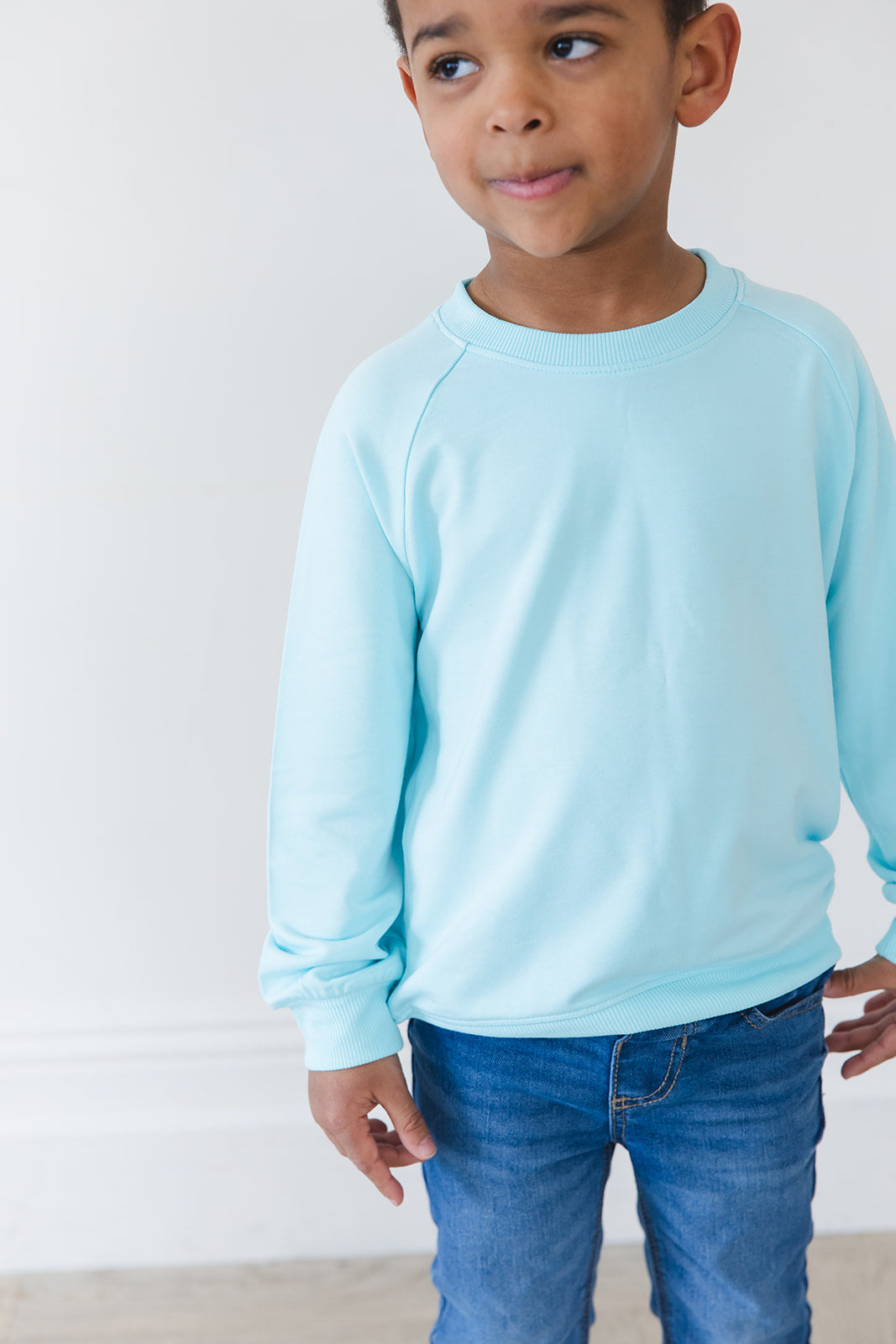 (SOLID) Magical Mashup - Bamboo Terry Sweatshirt Blush Lotus