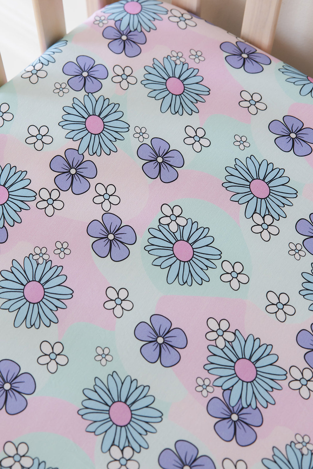 Blake - Crib Sheet Blush Lotus