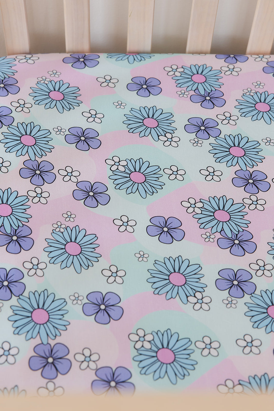 Blake - Crib Sheet Blush Lotus