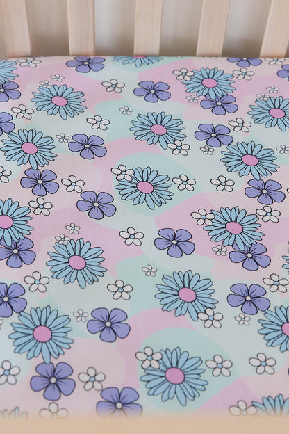 Blake - Crib Sheet Blush Lotus