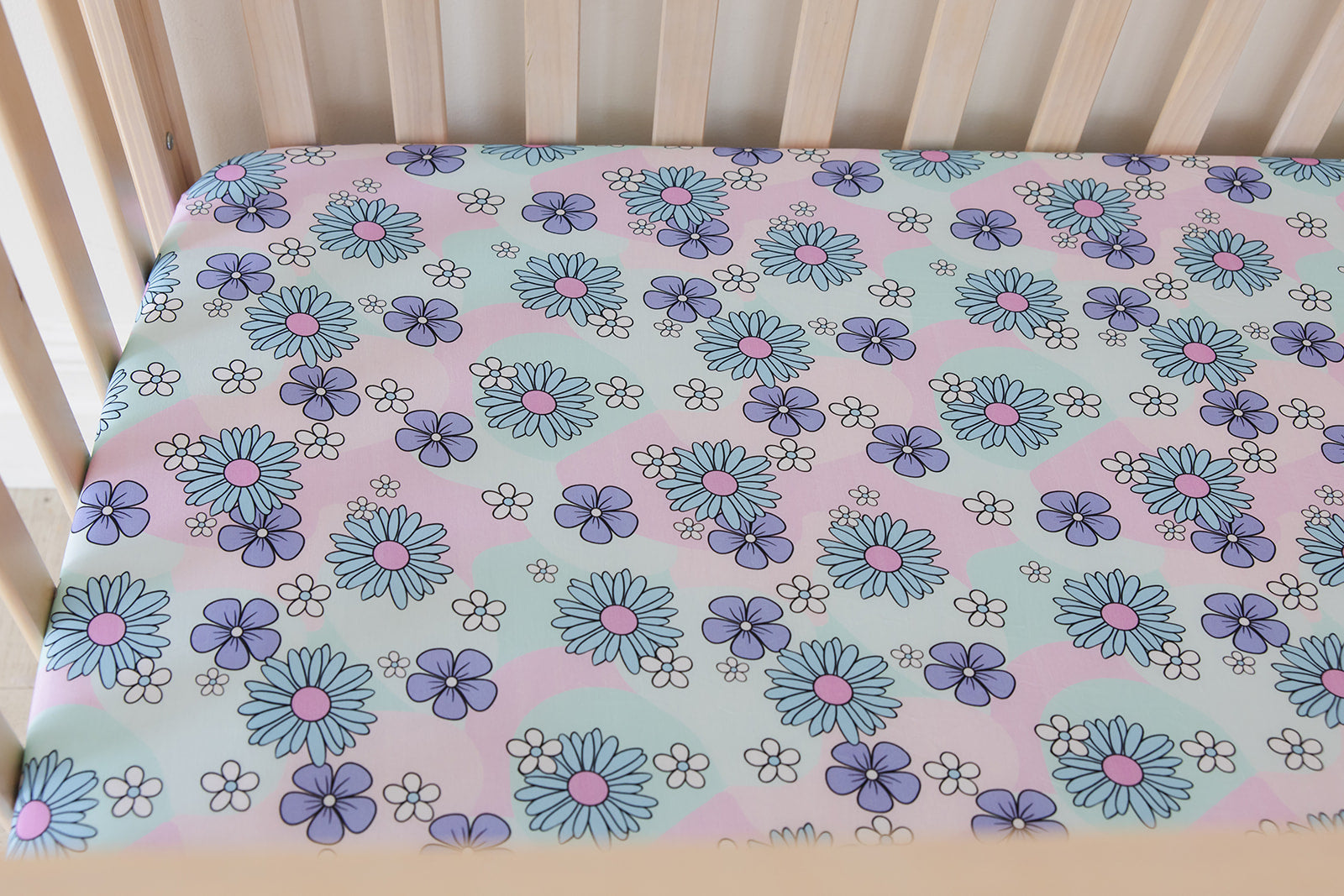 Blake - Crib Sheet Blush Lotus