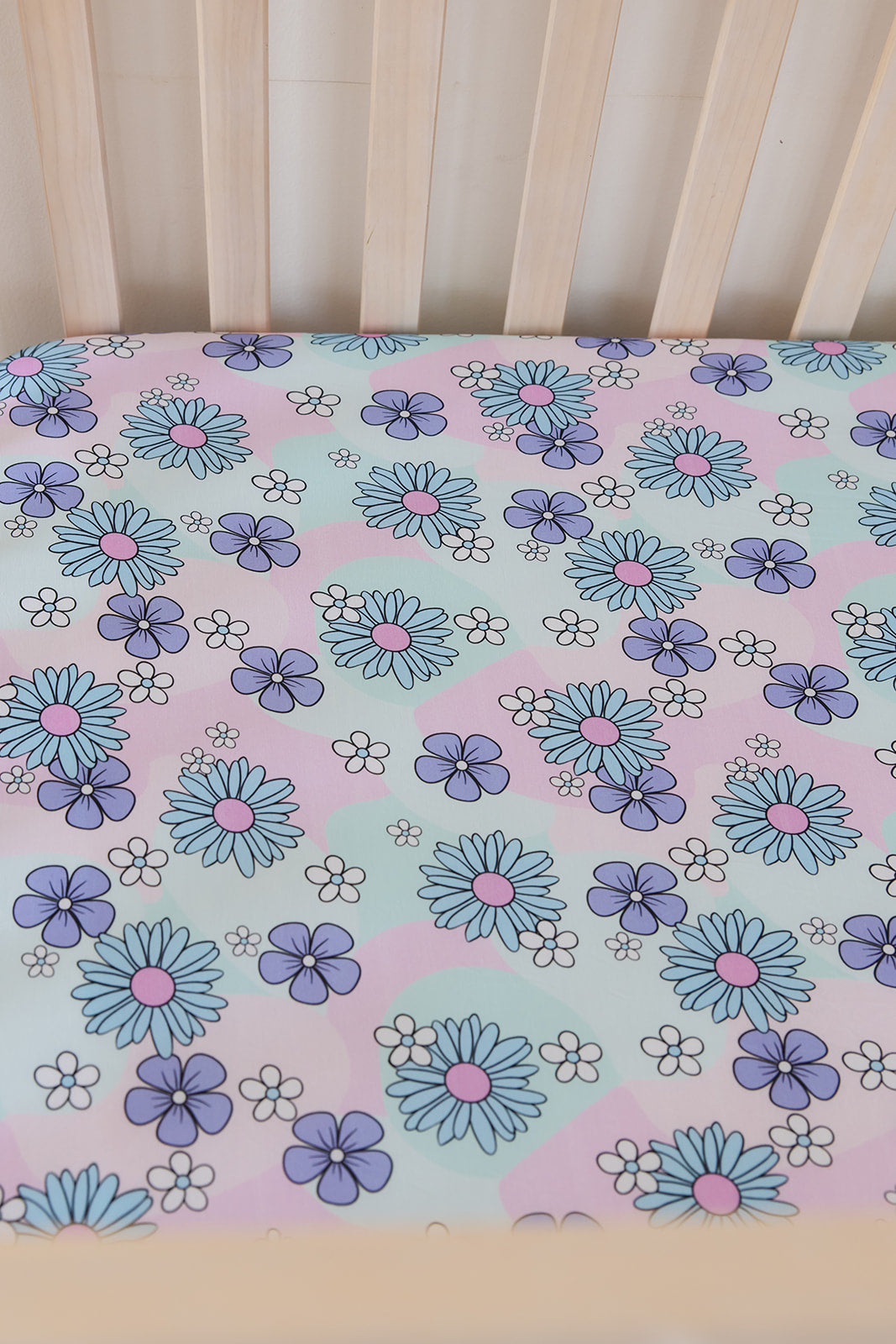 Blake - Crib Sheet Blush Lotus