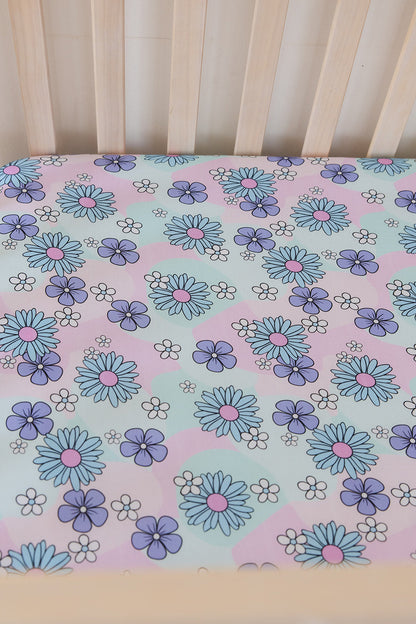 Blake - Crib Sheet Blush Lotus