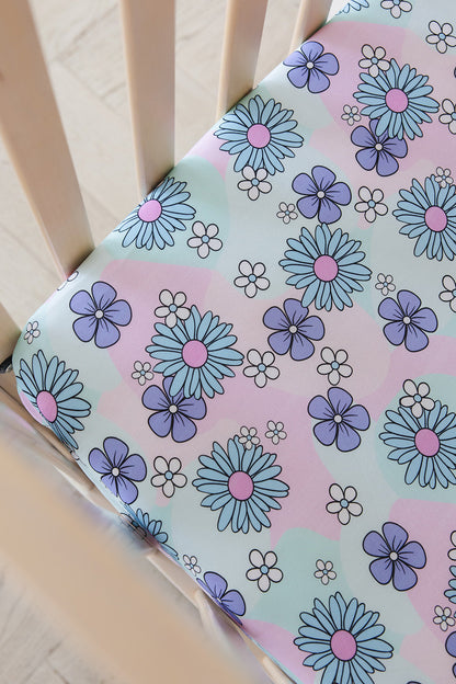 Blake - Crib Sheet Blush Lotus