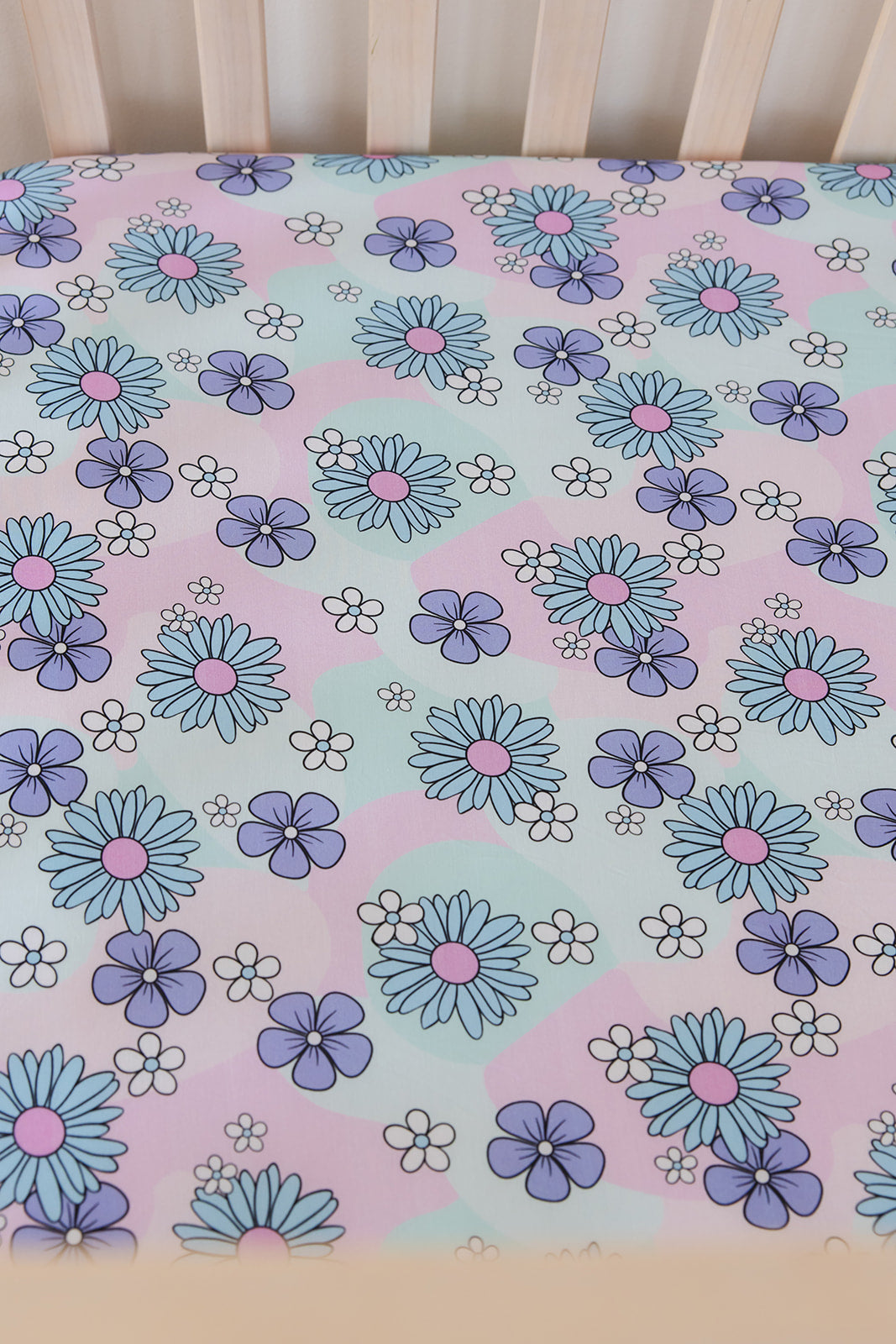 Blake - Crib Sheet Blush Lotus