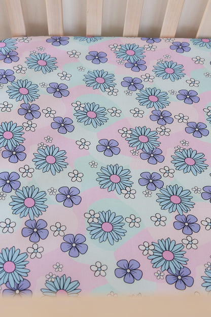 Blake - Crib Sheet Blush Lotus
