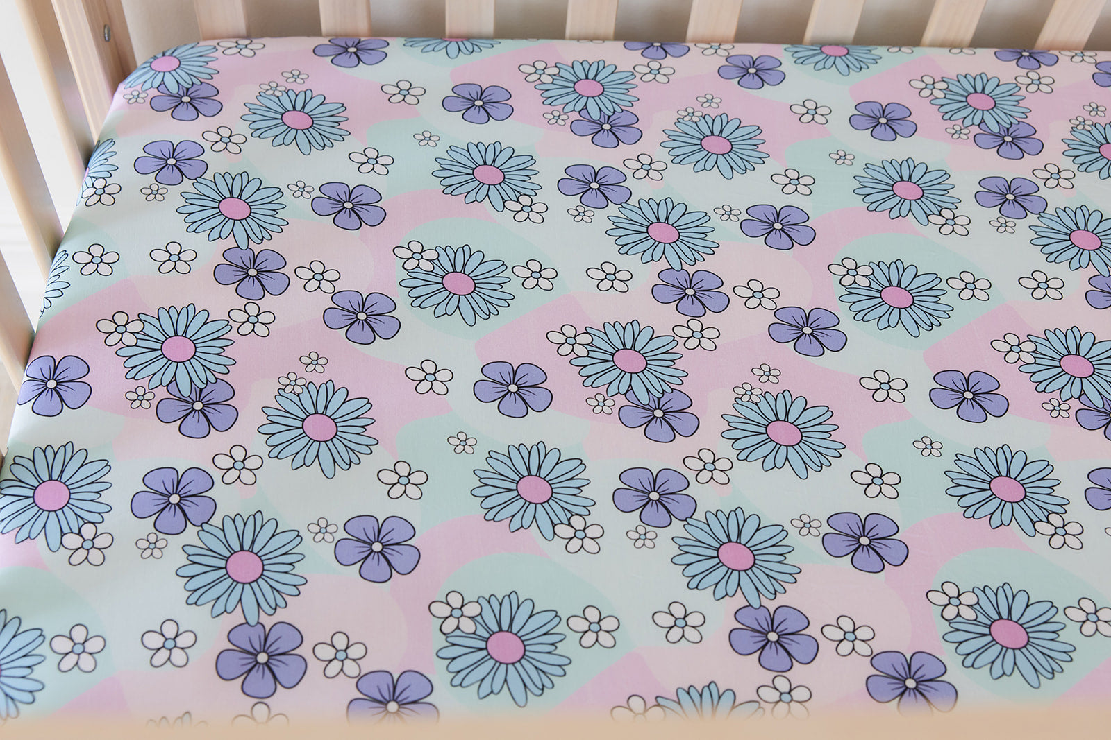 Blake - Crib Sheet Blush Lotus