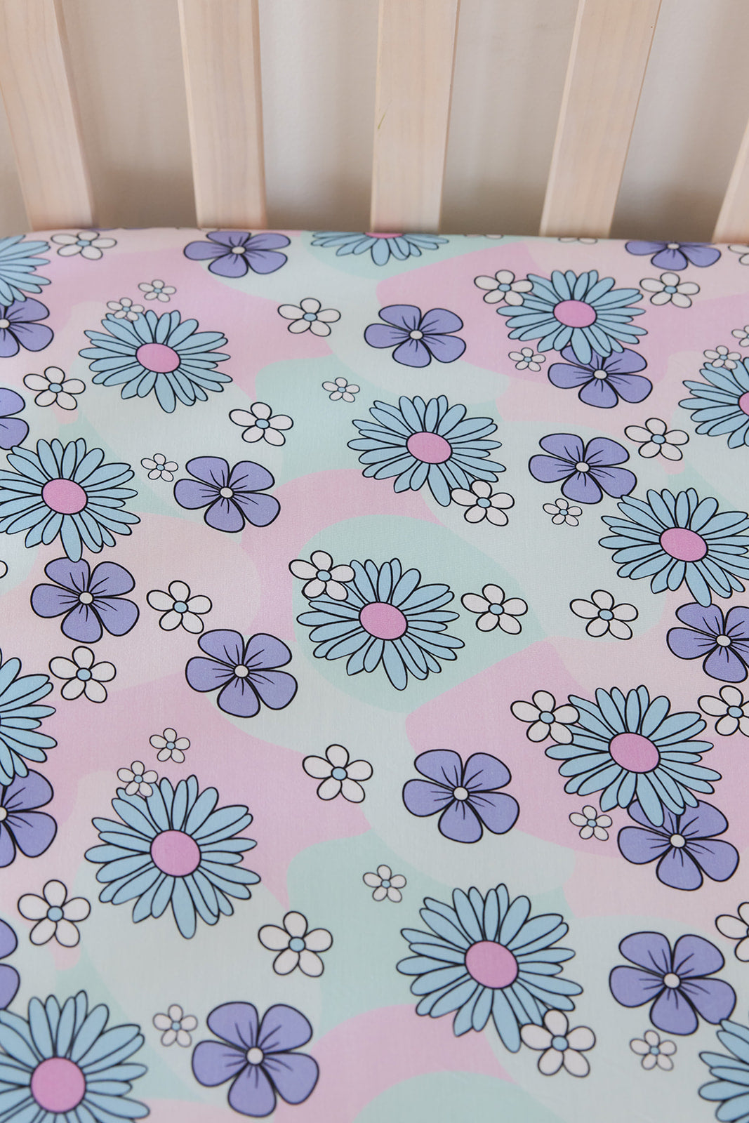 Blake - Crib Sheet Blush Lotus