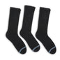Black Casual Crew Socks 3-Pack DeadSoxy