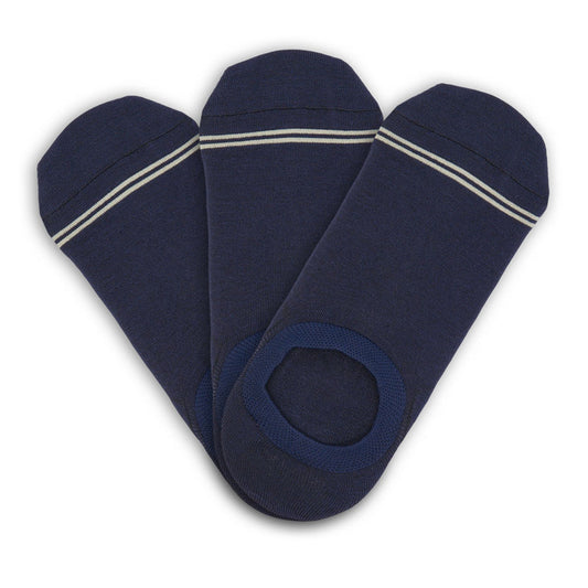 Heston Navy No Show - 3-Pack DeadSoxy