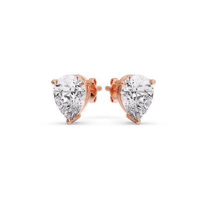 Diamond Pear Cut 3 Prong Earring Fascinating Diamonds