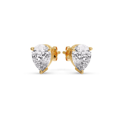 Diamond Pear Cut 3 Prong Earring Fascinating Diamonds