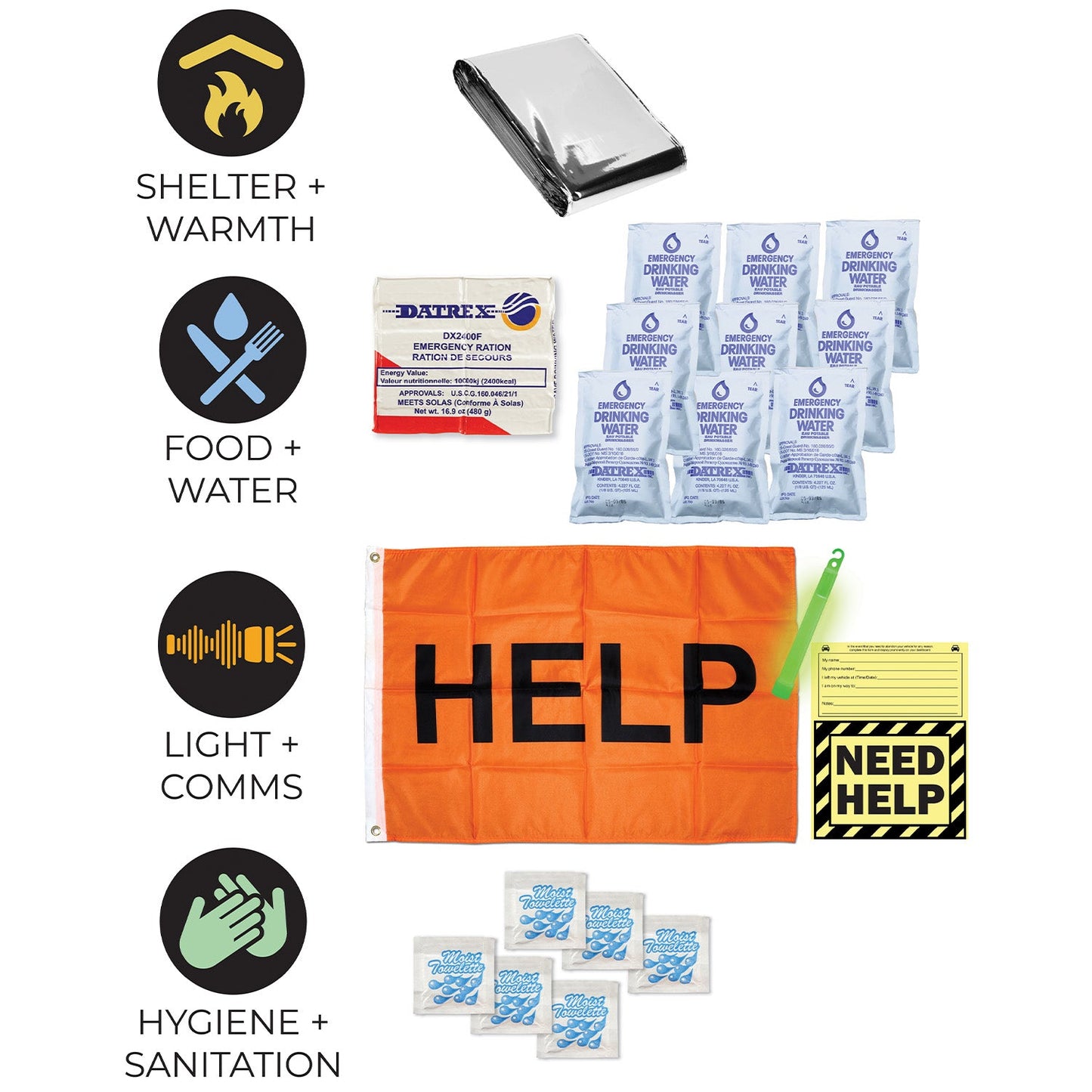 3 Day Quick Grab Kit | Quake Kits 72 Hour Bug Out Bag quakekits.com