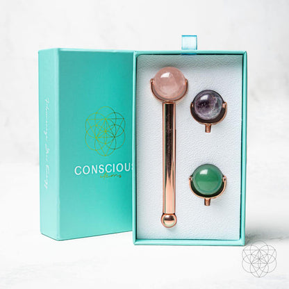 3-in-1 Crystal Face Roller Set Conscious Items