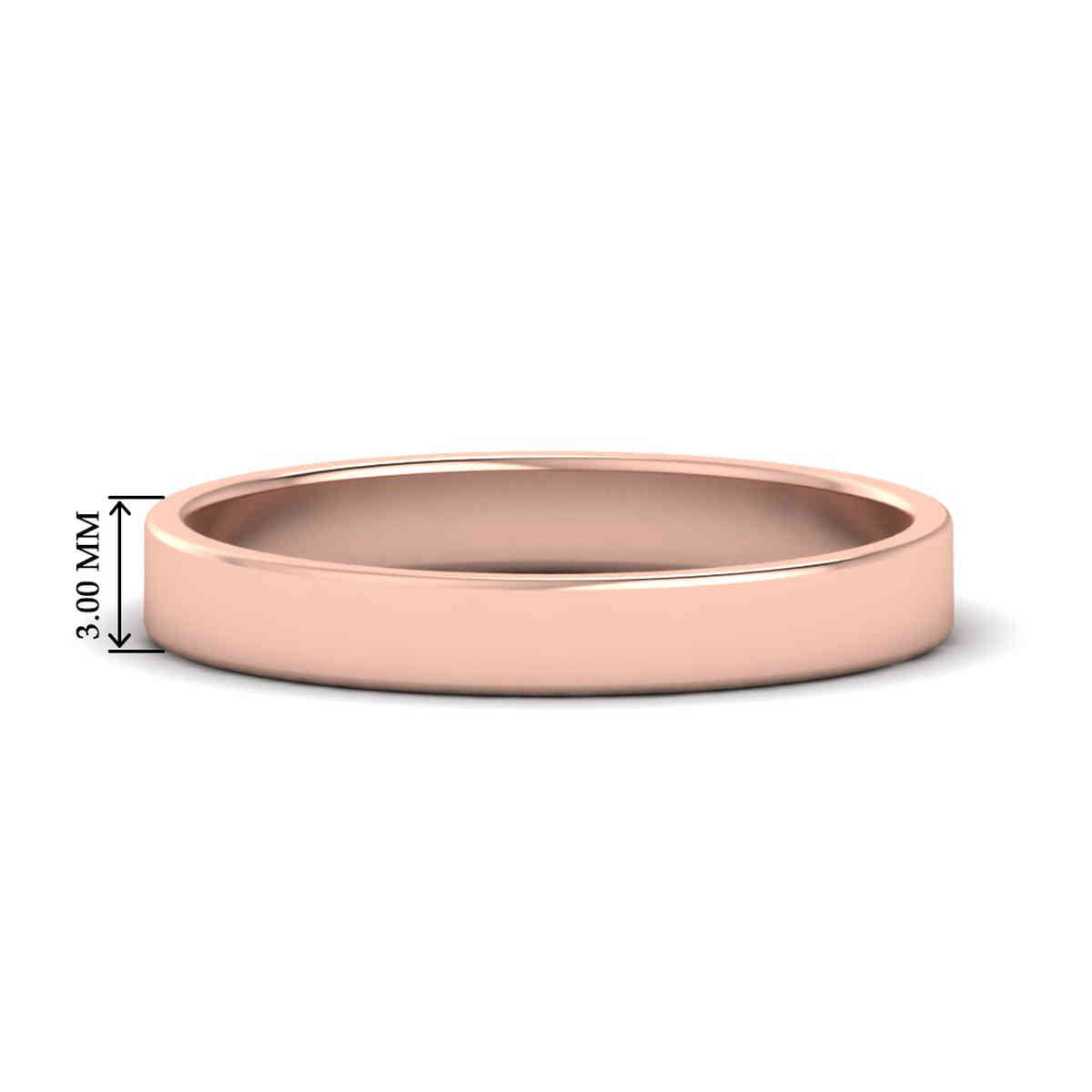 Unisex Classic Flat Cigar Band Fascinating Diamonds