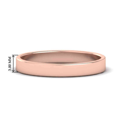 Unisex Classic Flat Cigar Band Fascinating Diamonds
