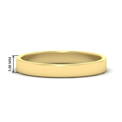 Unisex Classic Flat Cigar Band Fascinating Diamonds